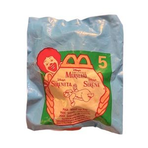Vintage 1996 “Max” The Little Mermaid UNOPENED McDonald’s Happy Meal Toy